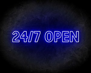 24/7 OPEN neon sign - LED neonsign