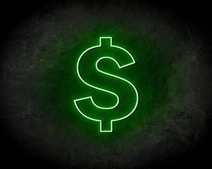 Dollar Sign neon sign - LED neon sign