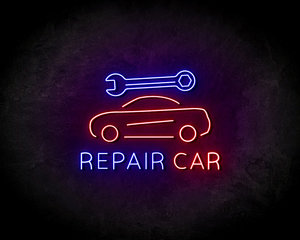 Repair car neon sign - LED neonsign