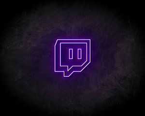Twitch neon sign - LED neon sign