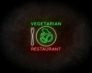 Vegetarian Restaurant neon sign - LED neonsign