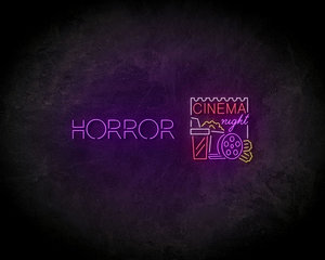Horror neon sign - LED neonsign Horror neon sign - LED neonsign