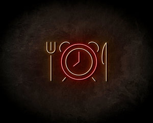 Food o'clock neon sign - LED neon sign