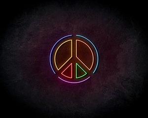 Peace neon sign - LED neon sign