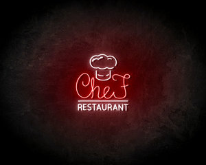 Chef's restaurant neon sign - LED neonsign