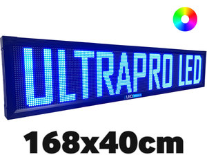 UltraPro series - Professional LED ticker measurements 168 x 40 x 7 cm UltraPro series - Professional LED ticker measurements 168 x 40 x 7 cm