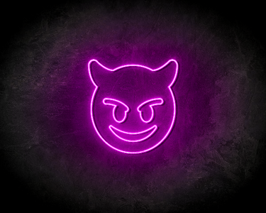 EVIL SMILEY neon sign - LED neonsign