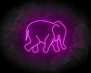 OLIPHANT LINE ART neon sign - LED neon sign