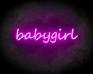 BABYGIRL neon sign - LED neon sign