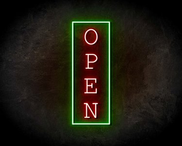 OPEN VERTICAAL 2 neon sign - LED neonsign