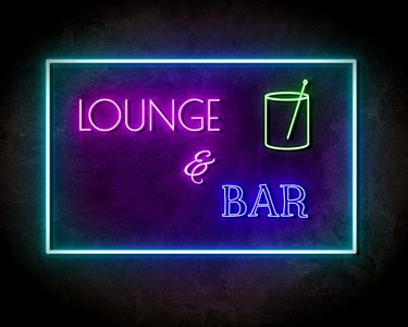 LOUNGE & BAR neon sign - LED neonsign