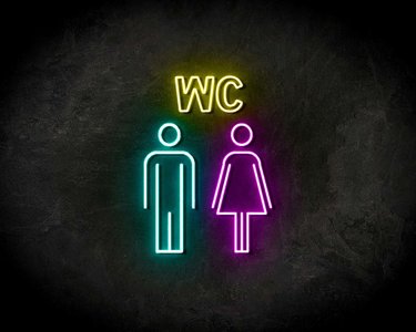 WC LUXE neon sign - LED neon sign