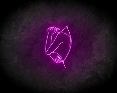 WOMEN BODY LINE ART neon sign - LED neon sign