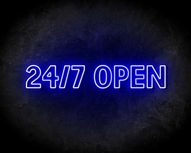 24/7 OPEN neon sign - LED neonsign