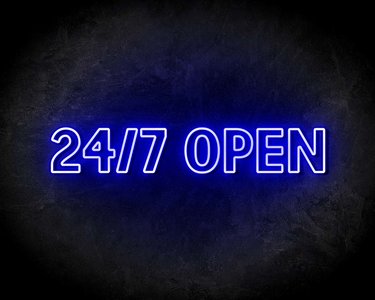 24/7 OPEN neon sign - LED neonsign