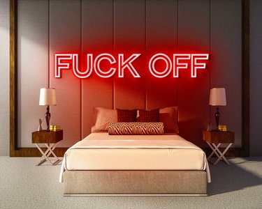 FUCK OFF  neon sign - LED neon sign