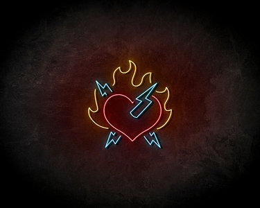 Fire Love neon sign - LED neonsign