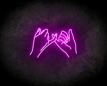 Pinky Promise neon sign - LED neonsign