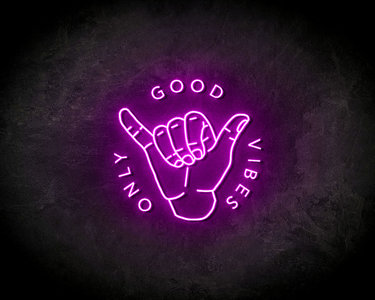 Good Vibes Only neon sign - LED neonsign