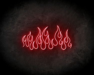 Flames neon sign - LED neonsign