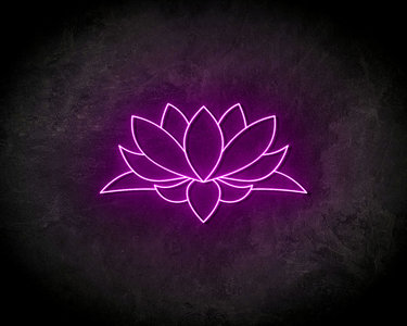 Lotus neon sign - LED neon sign
