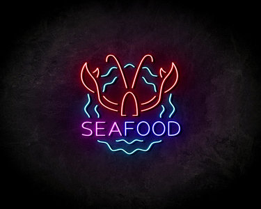 Seafood neon sign - LED neonsign