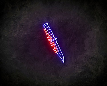 The Love Knife neon sign - LED neonsign