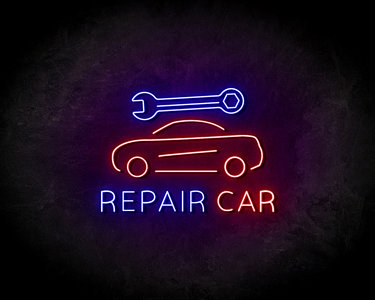 Repair car neon sign - LED neonsign
