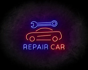 Repair car neon sign - LED neonsign