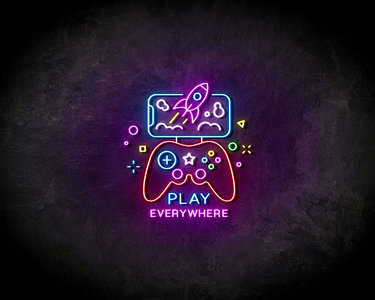 Play everywhere neon sign - LED neonsign