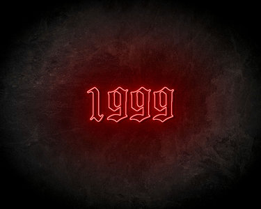 1999 neon sign - LED neon sign
