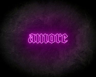 Amore neon sign - LED neon sign