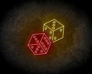 Dice neon sign - LED neonsign