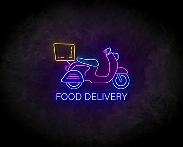 Food Delivery neon sign - LED neonsign