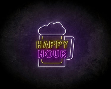 Happy Hour neon sign - LED neonsign