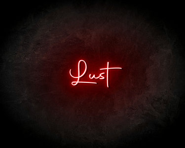 Lust neon sign - LED neon sign