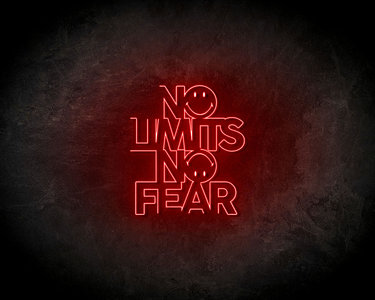 No Limits No Fear neon sign - LED neonsign