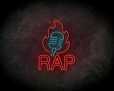 Rap neon sign - LED neon sign