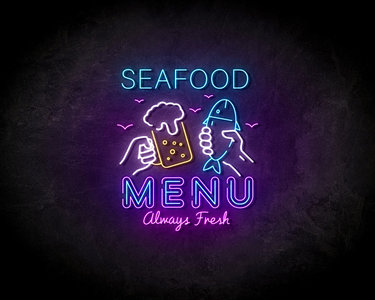 Seafood neon sign - LED neonsign
