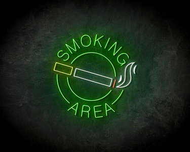 Smoking Area neon sign - LED neonsign
