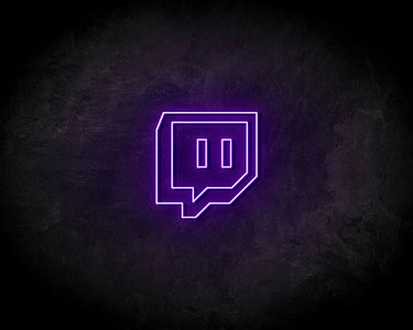 Twitch neon sign - LED neon sign