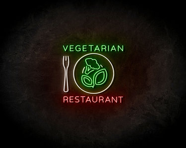 Vegetarian Restaurant neon sign - LED neonsign
