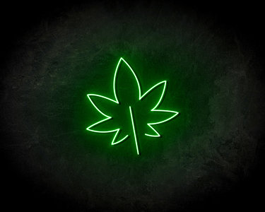 Weed Leaf neon sign - LED neon sign