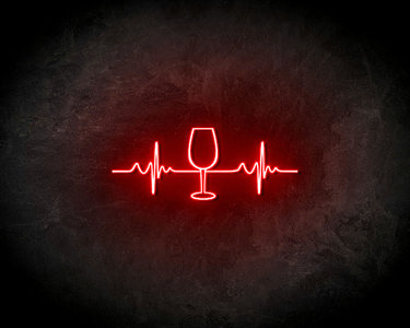 Wine Pulse neon sign - LED neonsign