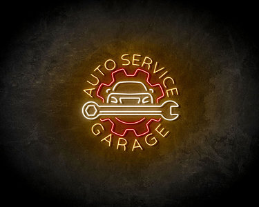 Auto Service Garage neon sign - LED neonsign