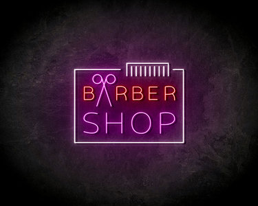 Barber Shop Roze neon sign - LED neonsign