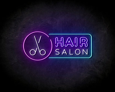 Hair Salon Blue neon sign - LED neonsign