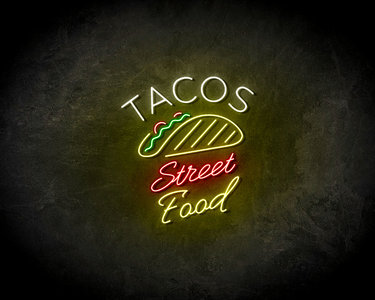 Tacos streetfood neon sign - LED neonsign
