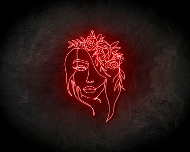 Flower crown neon sign - LED neonsign