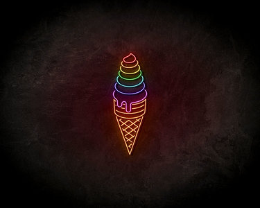 Ice cream neon sign - LED neon sign